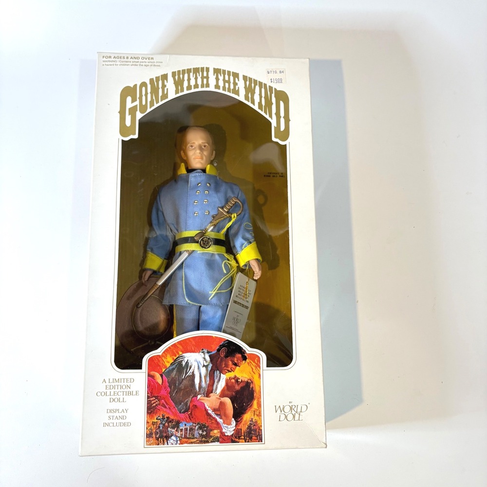 World Doll Gone With The Wind Ashley Wilkes Limited Edition Doll 71231 Vintage